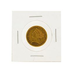 1882-S $5 VF Liberty Head Half Eagle Gold Coin