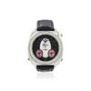 Image 1 : Polanti Stainless Steel Diamond 3 Time Zone Watch