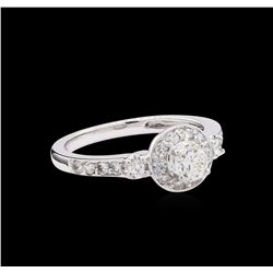 0.81 ctw Diamond Ring - 14KT White Gold