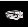 Image 1 : 0.25 ctw Diamond Ring - 14KT White Gold