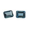 Image 1 : 58.78 ctw. Natural Emerald Cut Blue Topaz Parcel