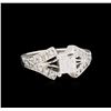 Image 1 : 14KT White Gold 1.55 ctw Diamond Ring