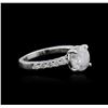 Image 1 : 18KT White Gold 2.86 ctw Diamond Ring
