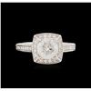 Image 2 : 14KT White Gold 1.24 ctw Diamond Ring