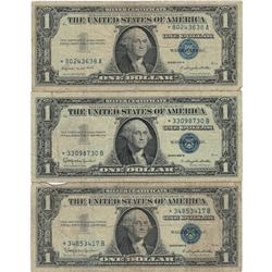 1957 $1 Star Note Silver Certificate Currency Lot of 10