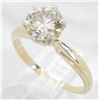 Image 2 : 1.28 ctw Brown Diamond Ring - 14KT Yellow Gold