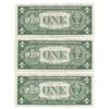 Image 2 : 1935 Choice Uncirculated $1 Silver Certificate Currency Lot of 3