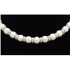 Image 2 : 3.60 ctw Diamond and Pearl Necklace - 14KT White Gold