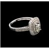 Image 1 : 1.51 ctw Diamond Ring - 14KT White Gold