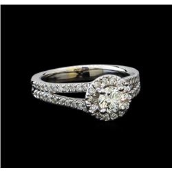 1.01 ctw Diamond Ring - 14KT White Gold