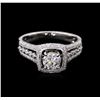 Image 2 : 1.66 ctw Diamond Ring - 18KT White Gold