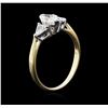 Image 3 : 0.98 ctw Diamond Ring - 14KT Yellow and White Gold