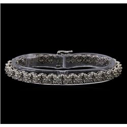 4.00 ctw Diamond Bracelet - 14KT White Gold