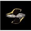 Image 2 : Crayola 2.60 ctw Garnet and White Sapphire Ring - .925 Silver