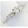 Image 7 : 1.13 ctw Diamond Ring - Platinum