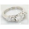 Image 9 : 1.13 ctw Diamond Ring - Platinum