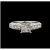 Image 1 : 1.00 ctw Diamond Ring - 14KT White Gold