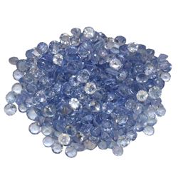 16.57 ctw Round Mixed Tanzanite Parcel