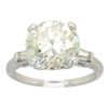 Image 1 : 5.70 ctw Diamond Ring - Platinum