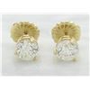 Image 2 : 2.77 ctw Diamond Earrings - 14KT Yellow Gold
