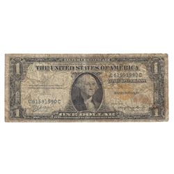 1935 $1 North Africa Silver Certificate Currency