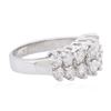 Image 2 : 14KT White Gold 1.07 ctw Diamond Ring