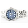 Image 8 : Rolex Stainless Steel Baguette Diamond DateJust Men's Watch