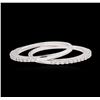 Image 3 : 0.30 ctw Diamond Ring Set - 18KT White Gold