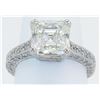 Image 4 : GIA Cert 3.24 ctw Diamond Ring - Platinum