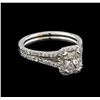 Image 1 : 1.27 ctw Diamond Ring - 14KT White Gold