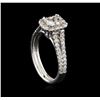 Image 4 : 1.27 ctw Diamond Ring - 14KT White Gold
