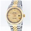 Image 1 : Rolex 14KT Two-Tone DateJust Men's Watch