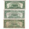 Image 2 : 1934 $5 Silver Certificate Currency Lot of 3