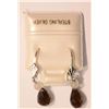 Image 1 : #2-STERLING SILVER GENUINE SMOKEY QUARTZ