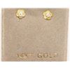 Image 1 : #5-14KT GOLD CUBIC ZIRCONIA & MOTHER OF PEARL