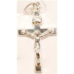 #6-STERLING SILVER CRUCIFIXION PENDANT (0.71G)