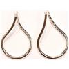 Image 1 : #7-STERLING SILVER TWIST HOOP EARRINGS