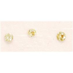 #14-THREE(3) ASSORTED GENUINE DIAMONDS