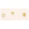 Image 1 : #14-THREE(3) ASSORTED GENUINE DIAMONDS