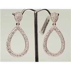 #28-HIGH END FASHION RHODIUM PLATED CRYSTAL