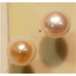 #43-FRESHWATER PEARL EARRINGS