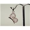 Image 1 : #46-STERLING SILVER CUBIC ZIRCONIA PENDANT
