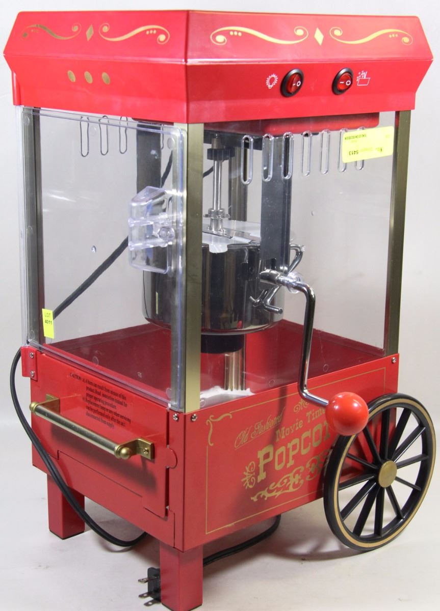 OLD FASHIONED MOVIE TIME POPCORN MAKER old-fashioned-movie-time-popcorn-maker