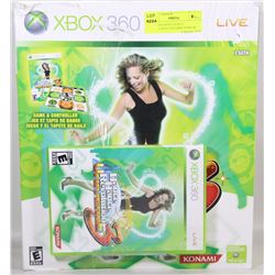 XBOX 360 DANCE DANCE REVOLUTION UNIVERSE GAME &