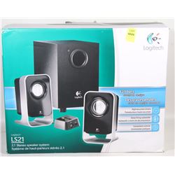 LOGITECH 2.1 STEREO SPEAKER SYSTEM