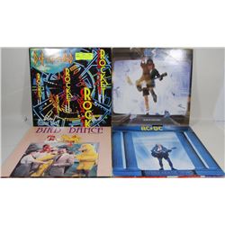 ASSORTED RECORDS AC/DC,DEF LEPPARD,BILL COSBY,THE