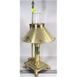 VINTAGE STYLE BRASS ELECTRIC LAMP