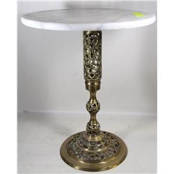 MARBLE TOP ROUND TABLE
