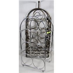 SET OF TWO WINE RACKS