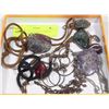 Image 1 : BOX OF LARGE STONE FASHION JEWELLERY "6PCS"
